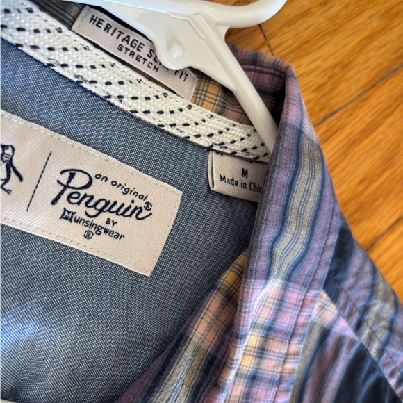 3 Original Penguin Light Gray Button-Up Shirt - Picture 13 of 13